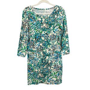 Lilly Pulitzer Corine Dress in Sea Oat Escapades Print Pima Cotton - Size Small